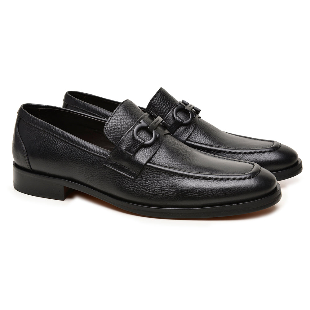 Mocassim Gancini Ferragamo Preto