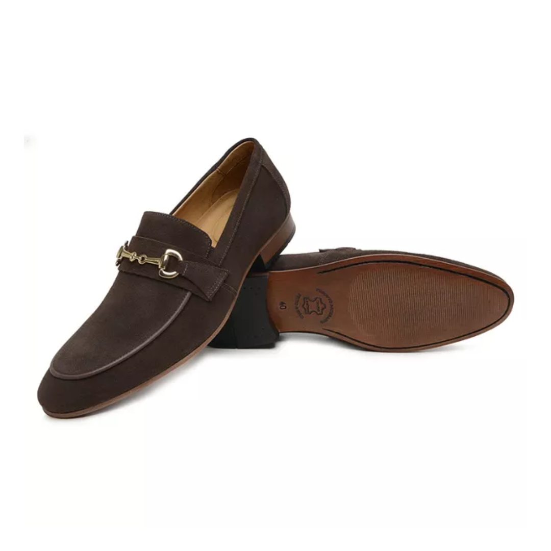 Loafer Gucci Suede Café