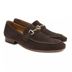 Loafer Gucci Suede Café