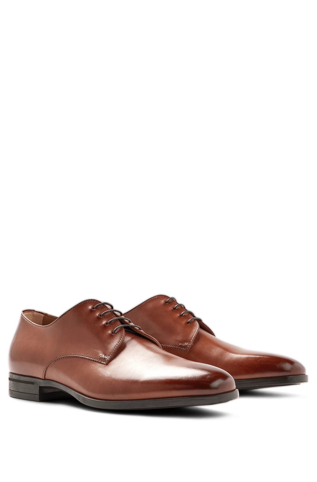 Sapato Social Derby Boss Caramelo em Couro