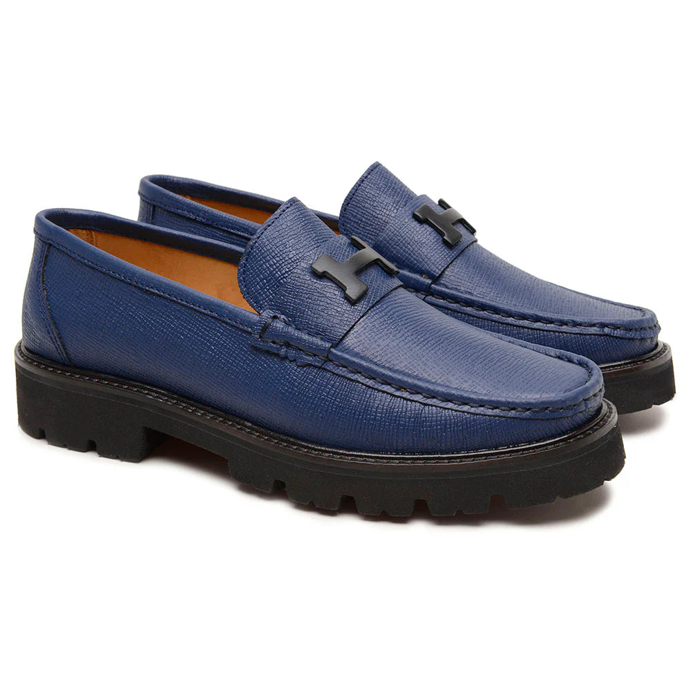 Mocassim Hermès Grégoire Azul Marinho Lançamento