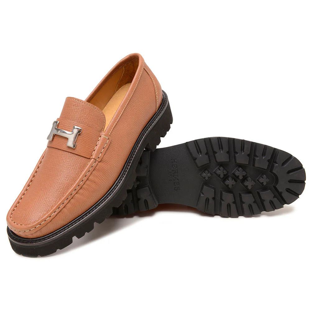 Mocassim Hermès Grégoire Caramelo Lançamento