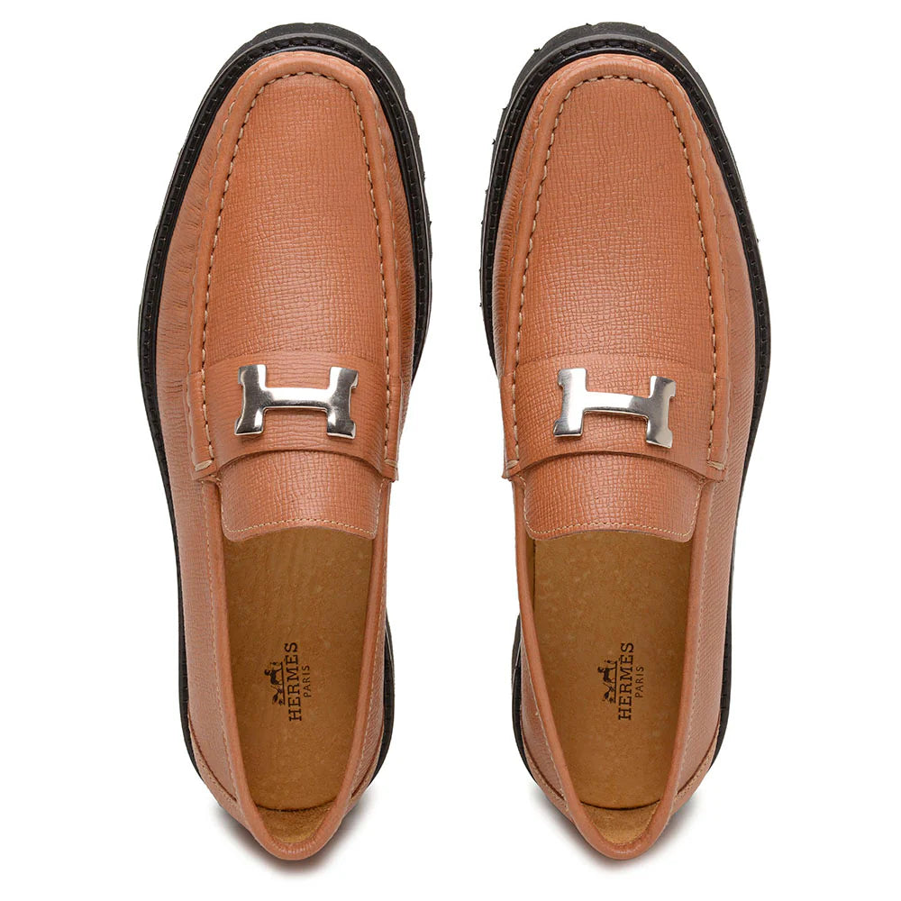 Mocassim Hermès Grégoire Caramelo Lançamento
