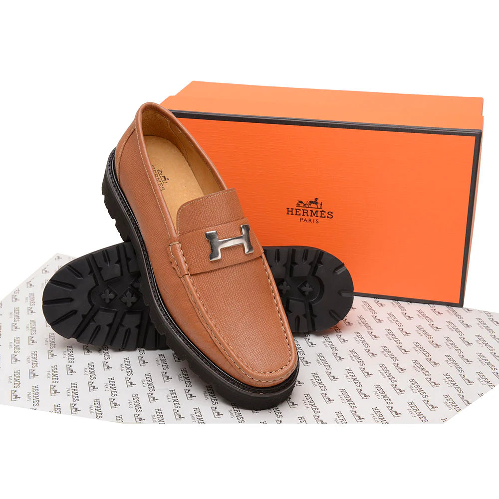 Mocassim Hermès Grégoire Caramelo Lançamento