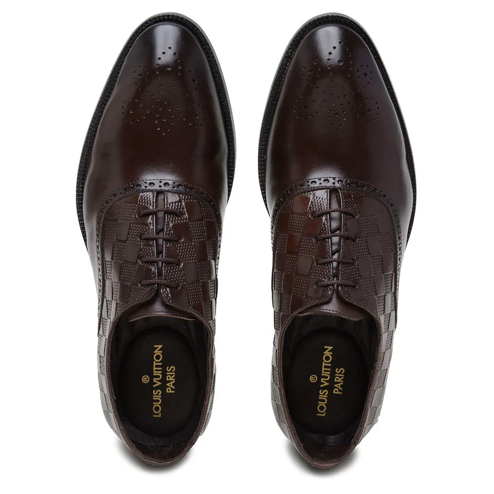 Louis Vuitton Derby Dama Brogue Café