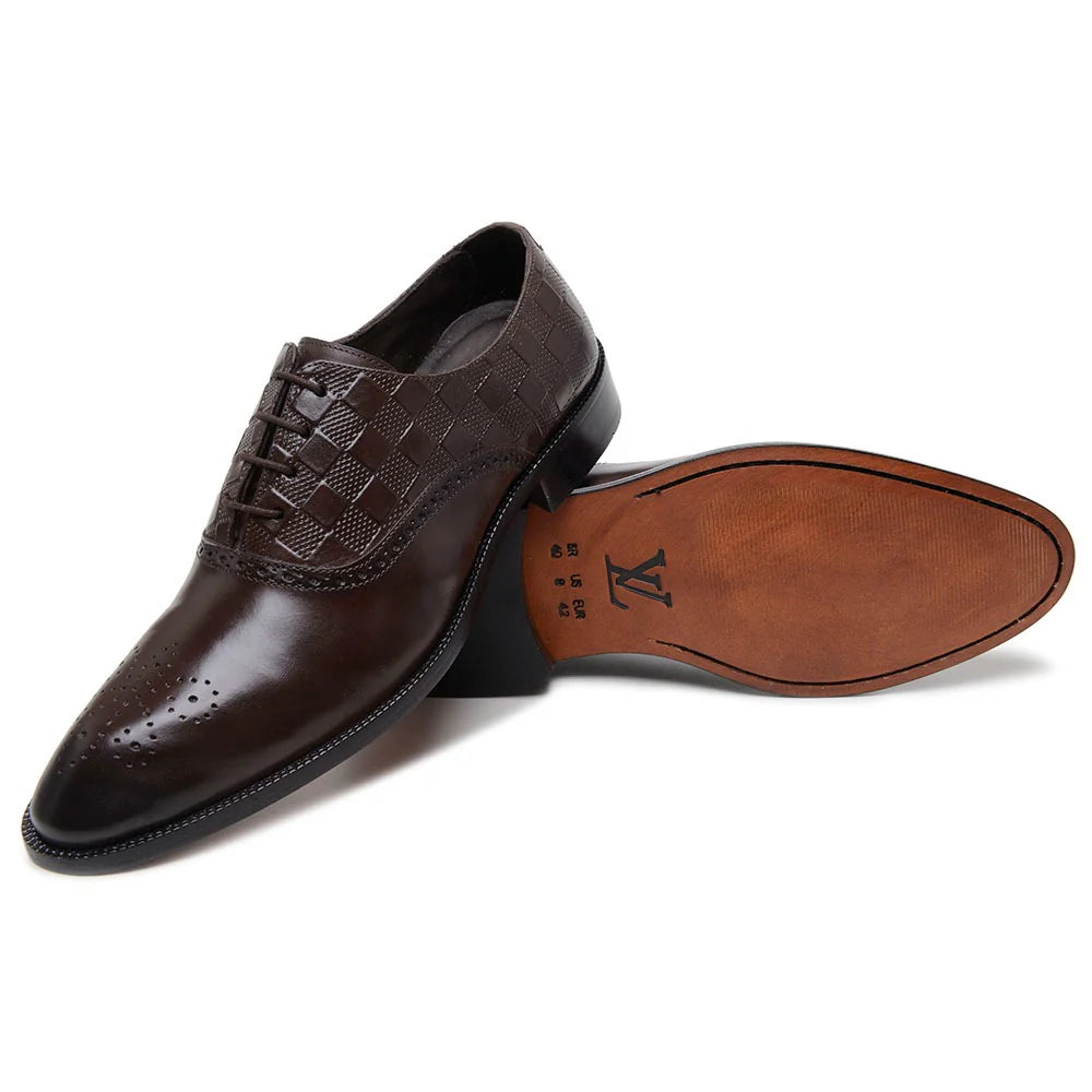 Louis Vuitton Derby Dama Brogue Café