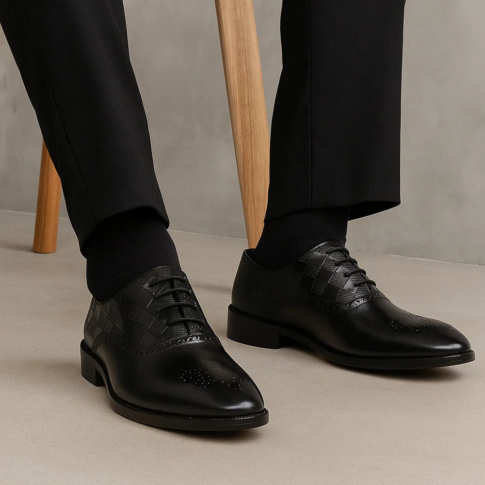 Louis Vuitton Derby Dama Brogue Preto