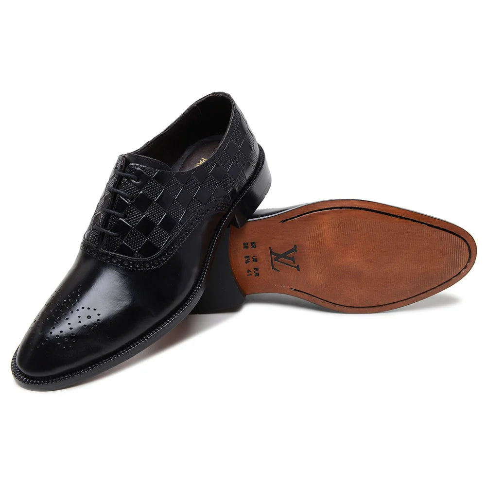 Louis Vuitton Derby Dama Brogue Preto